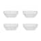 Hello Honey® 6.5" Classic Elegance Antique White Stoneware Bowls, 4ct.